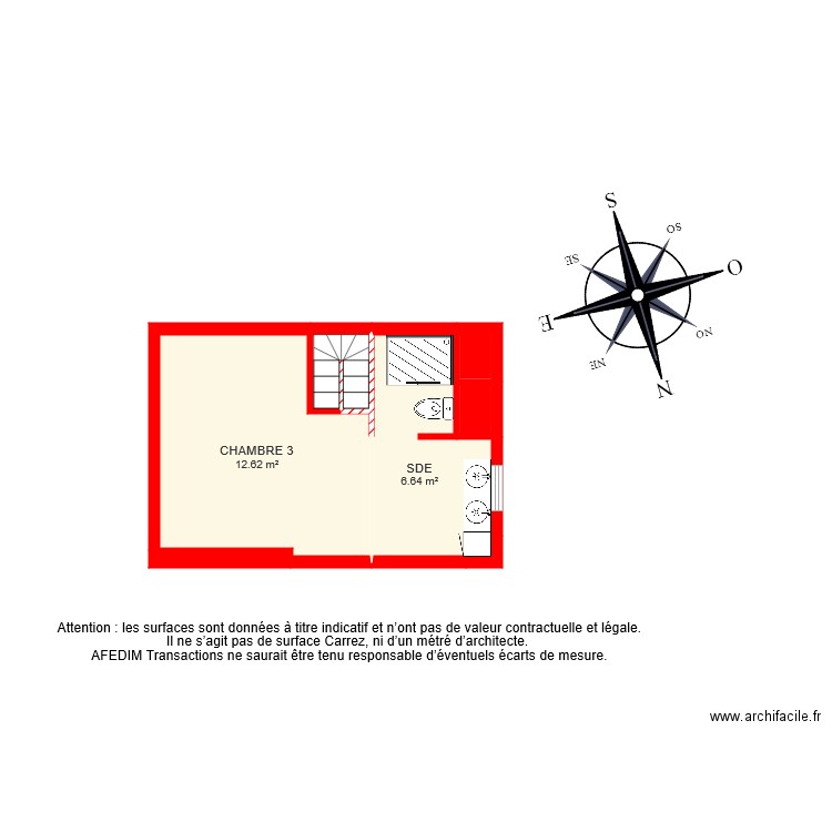 BI 6408 ETAGE 2 . Plan de 0 pièce et 0 m2