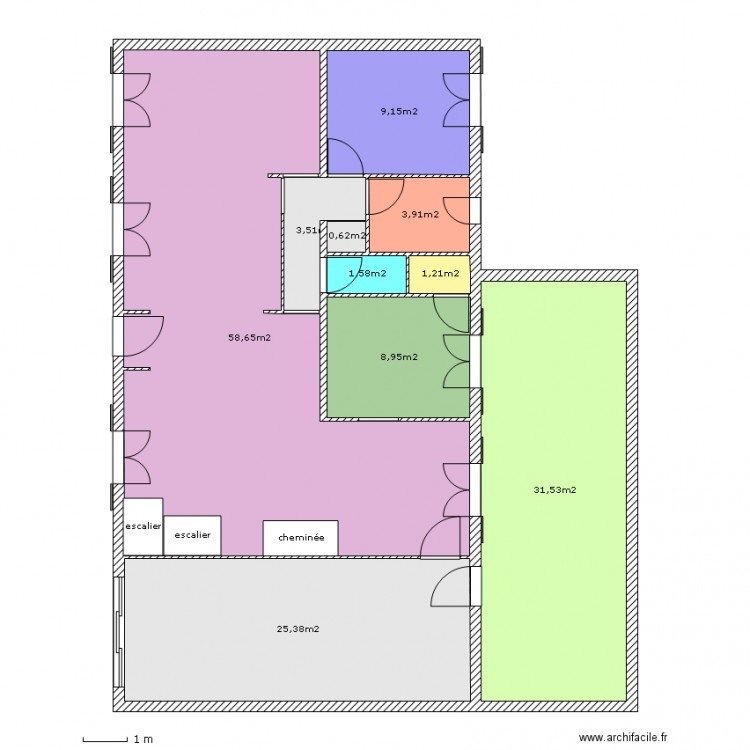 solution 3. Plan de 0 pièce et 0 m2