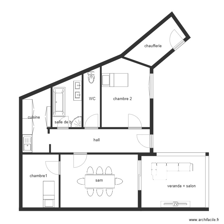 morlanwez 2 1. Plan de 0 pièce et 0 m2