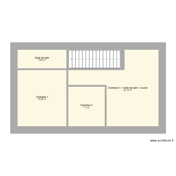 MOUGY2. Plan de 20 pièces et 249 m2