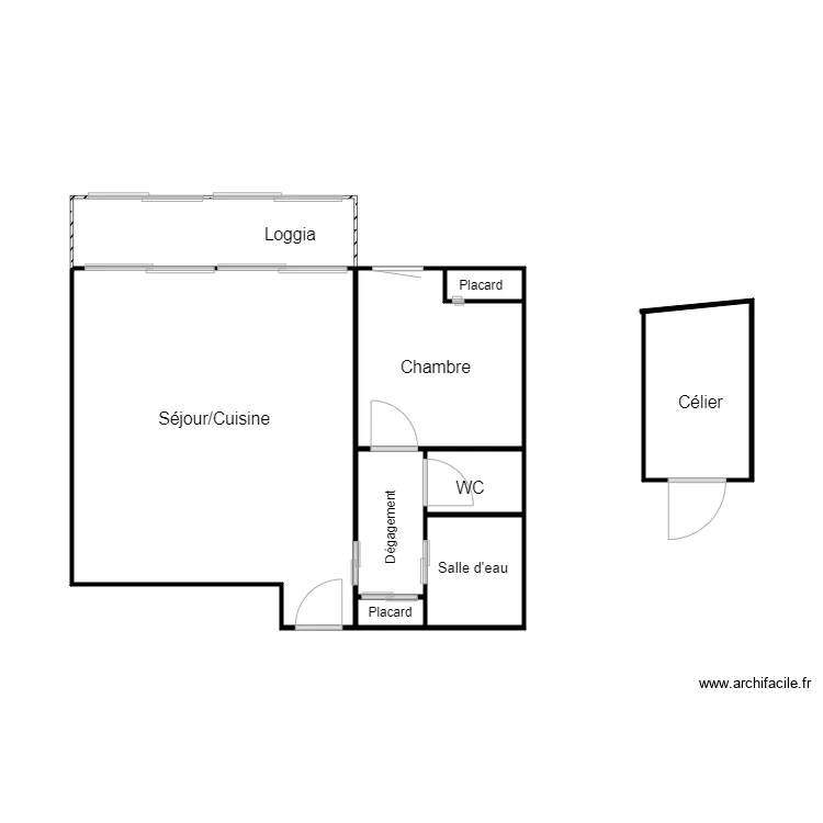 THOMAS Sylvie. Plan de 