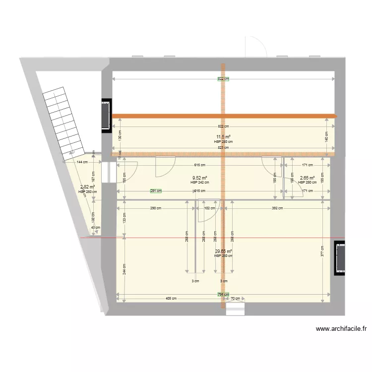Chateaumeillant Etage. Plan de Chateaumeillant Etage. Plan de