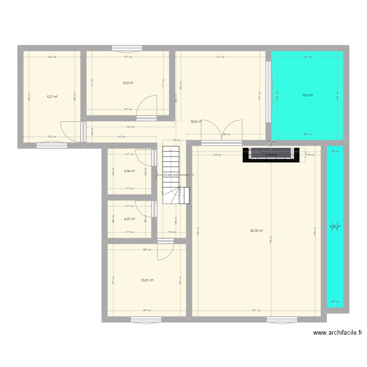Piana. Plan de 0 pièce et 0 m2