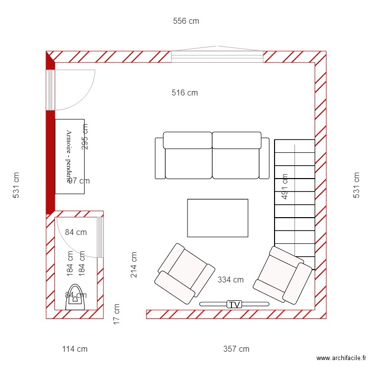 RDC. Plan de 0 pièce et 0 m2