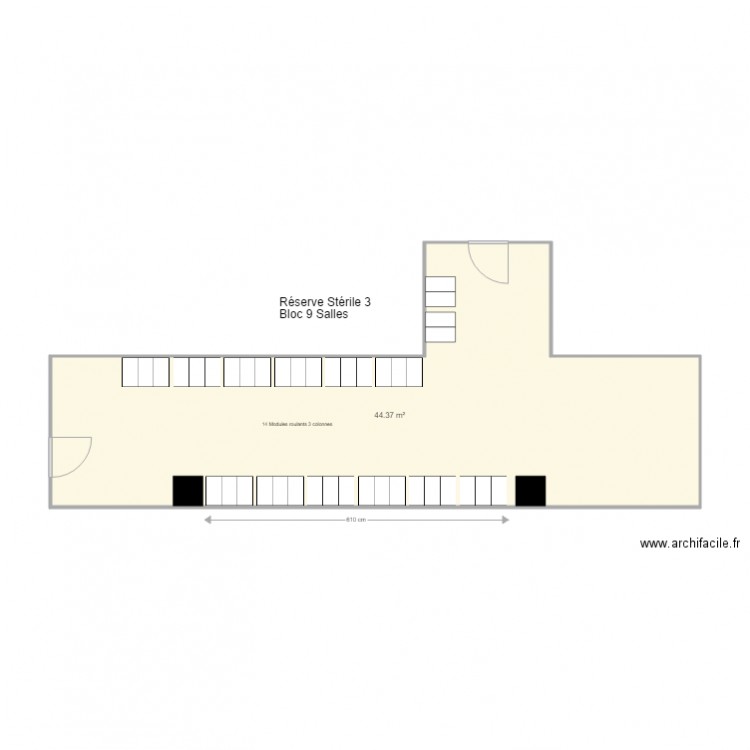 CH St ETIENNE Réserve Stérile 3. Plan de 0 pièce et 0 m2