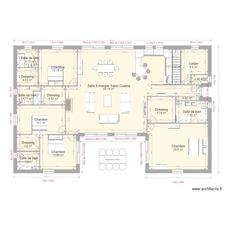 carlier pp 2 eme. Plan de 0 pièce et 0 m2