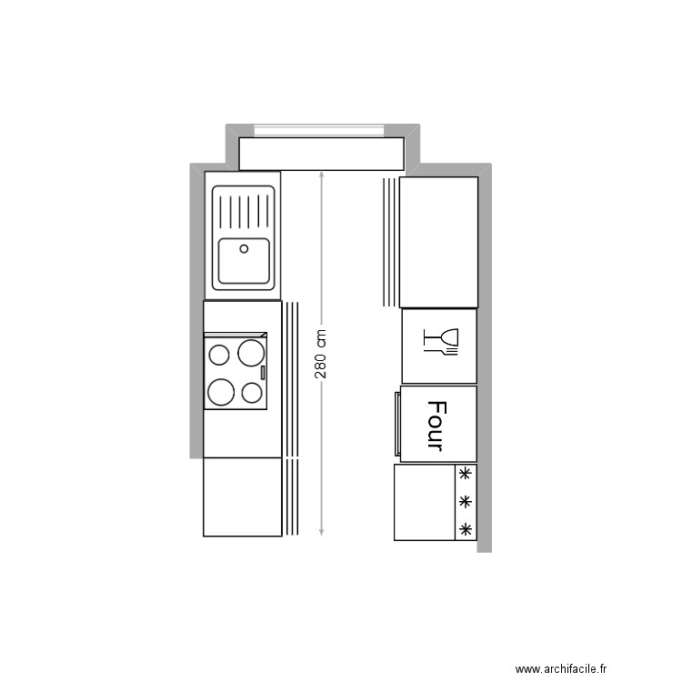 CUISINE . Plan de 0 pièce et 0 m2