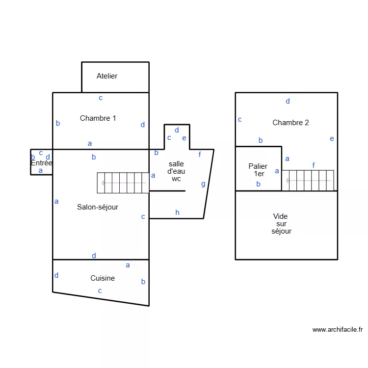 LANDREVARZEC BIGNON. Plan de 