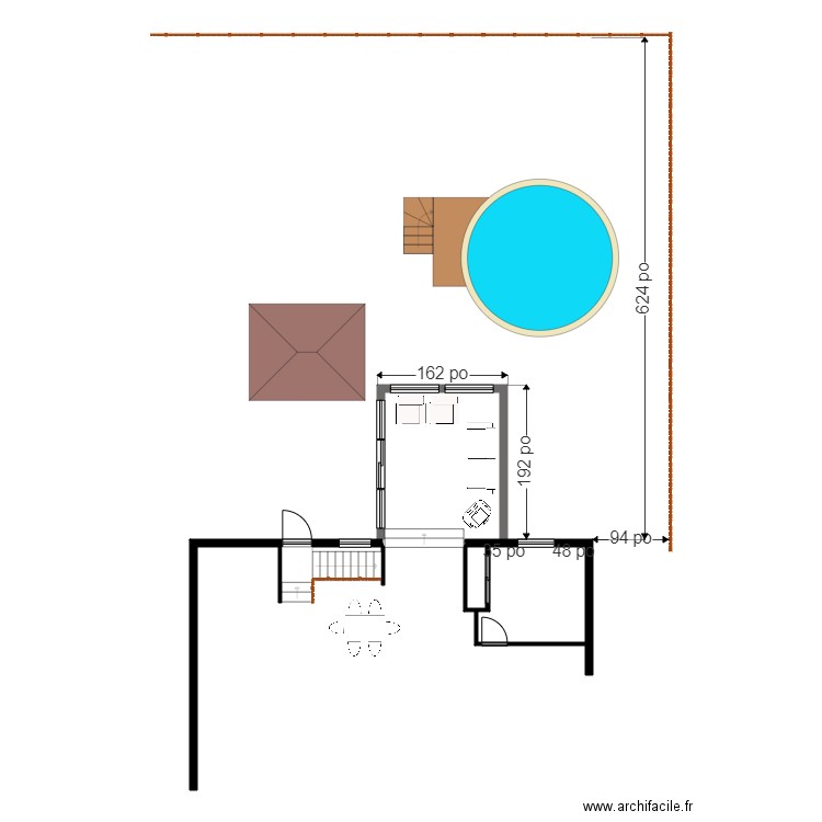 ouellette 1. Plan de 0 pièce et 0 m2