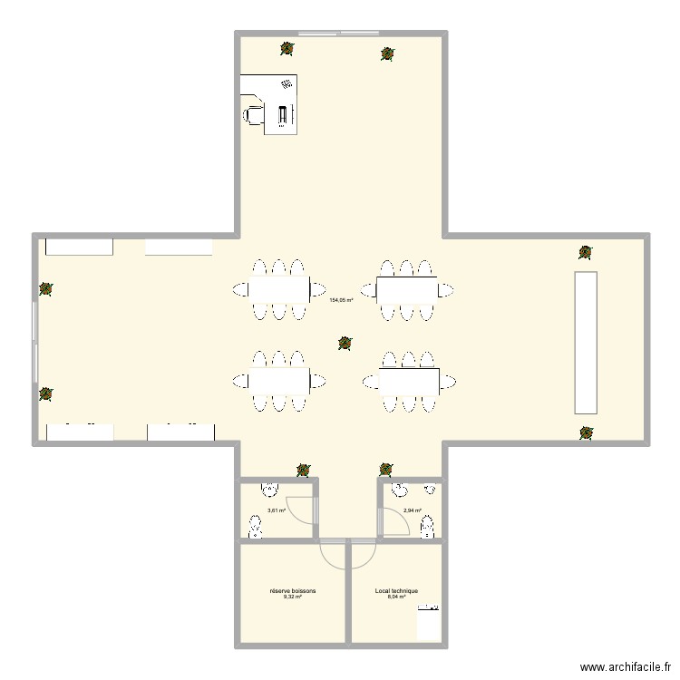 Orangerie. Plan de 0 pièce et 0 m2
