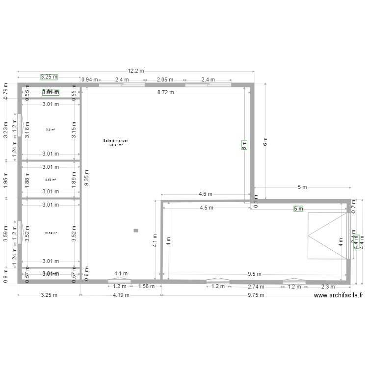 plan maison individuel Montcornet. Plan de 0 pièce et 0 m2