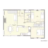 Clusaz Projet3b escalier dans placard