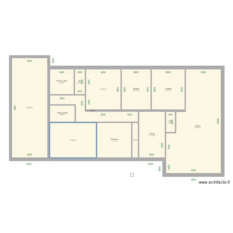 RDC. Plan de 0 pièce et 0 m2