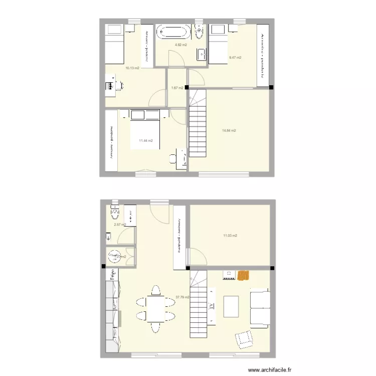 appart philippe trames 2x4m 1. Plan de appart philippe trames 2x4m 1. Plan de