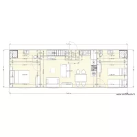 MON MODELE APPARTEMENT 55M2 SUR 2 NIVEAUX
