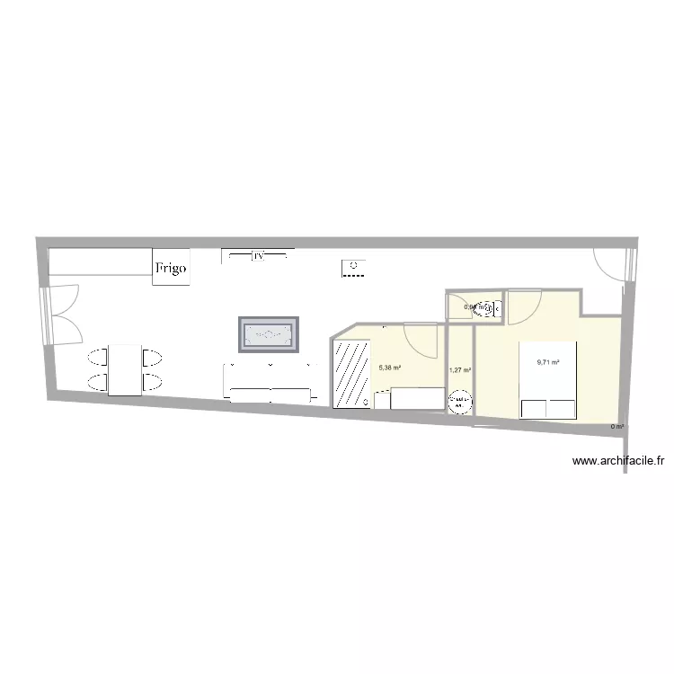 maison tronville wc chambre. Plan de 