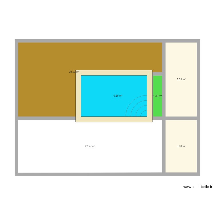 idée aménagement jardin. Plan de 0 pièce et 0 m2