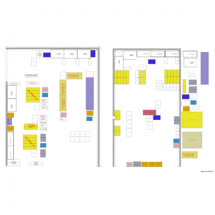 travail V3. Plan de 0 pièce et 0 m2