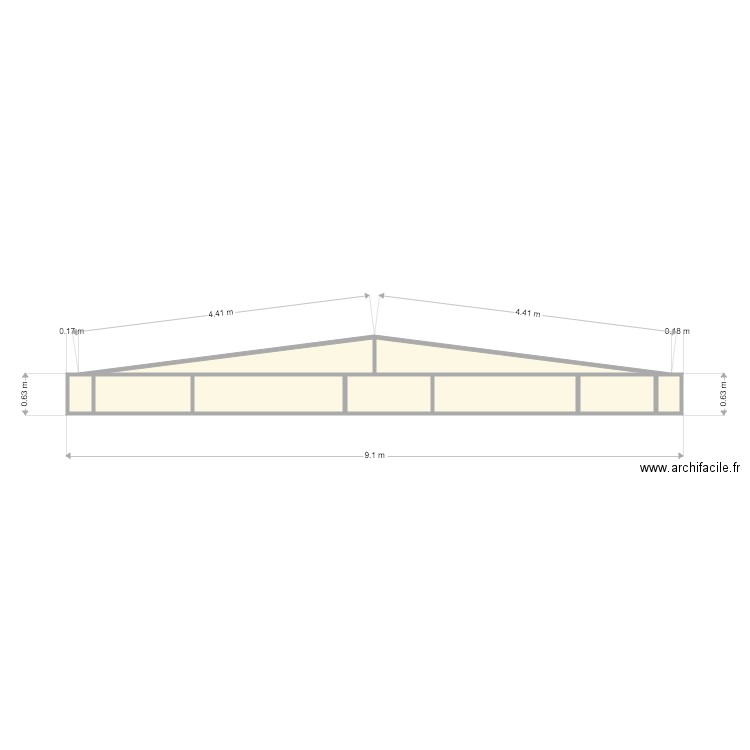 TOIT REST FACE. Plan de 0 pièce et 0 m2