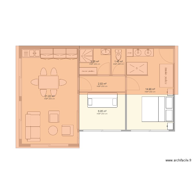 MAISON SUZ ET JC gros oeuvre. Plan de 0 pièce et 0 m2