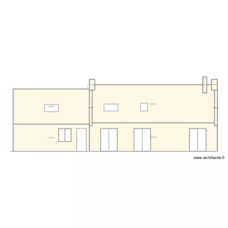 Facade_Nord_Garage_14juil22. Plan de 