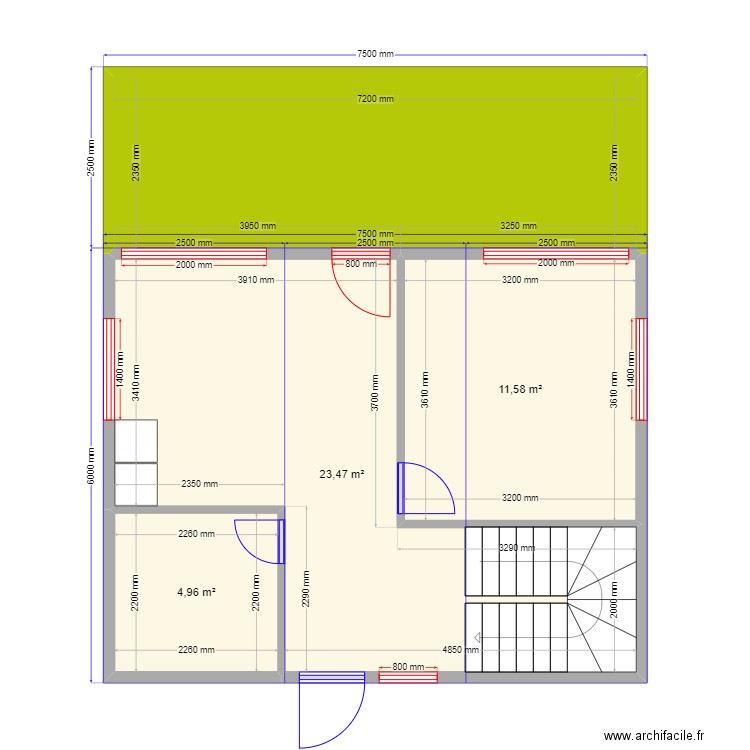 Андрей Крым 2. Plan de 0 pièce et 0 m2