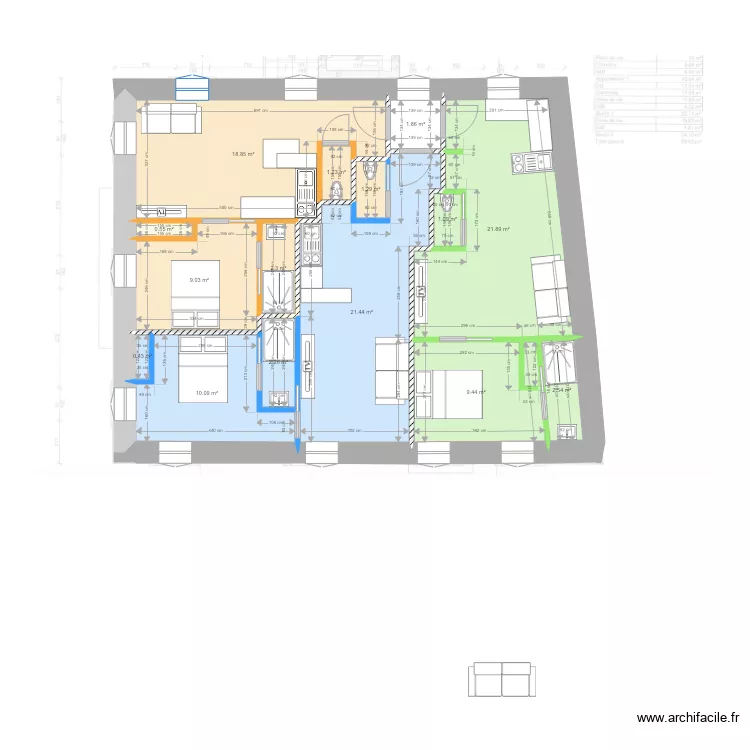La poste v2. Plan de 