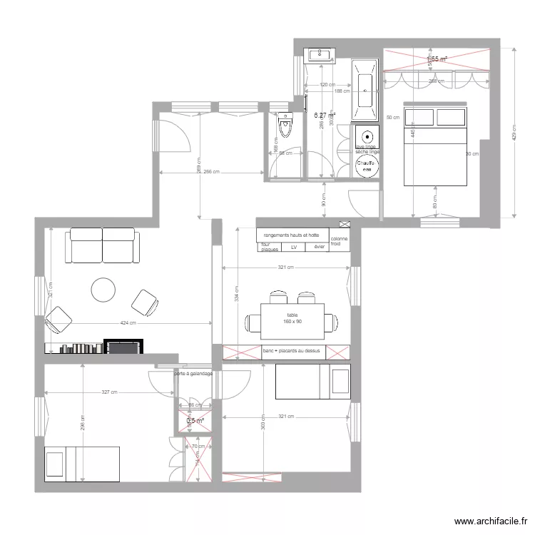 verneret 27 mars. Plan de 