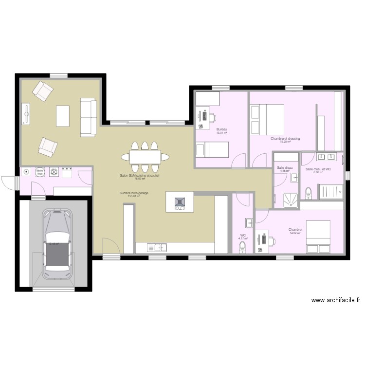 Maison 09 v1. Plan de 0 pièce et 0 m2