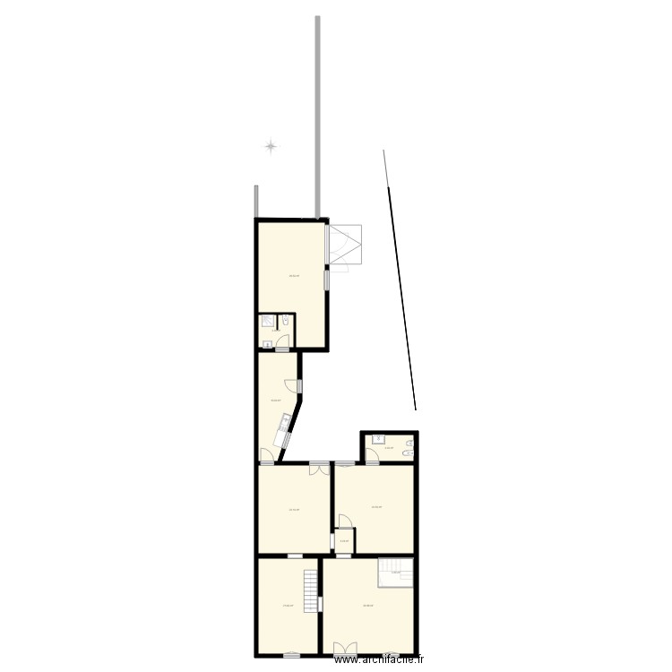 RdC. Plan de 0 pièce et 0 m2