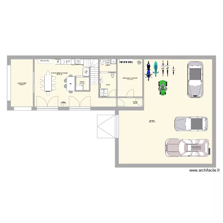 residence principale niveau 1 v2. Plan de 