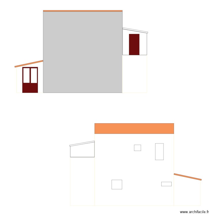 ETAT INITIAL EO. Plan de 0 pièce et 0 m2