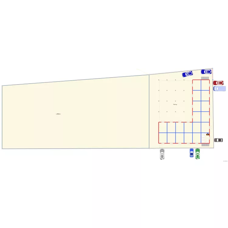 Rez de chauss&eacute;e Kigobe. Plan de 