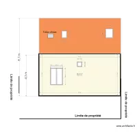 plan fa&ccedil;ade cot&eacute; avant travaux face arri&egrave;re