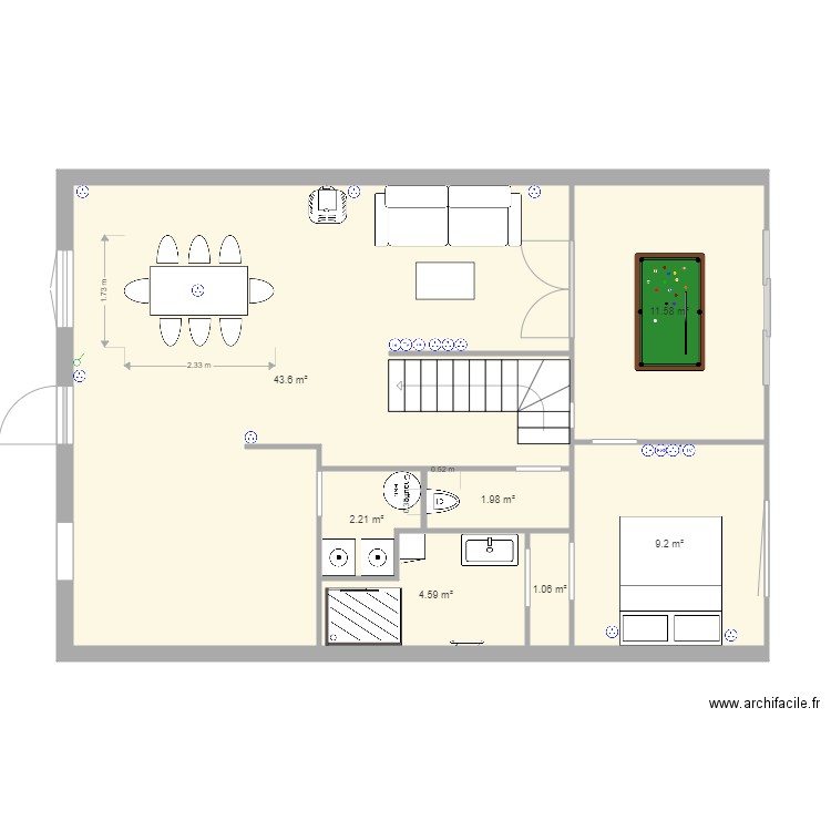 nouveau gite2. Plan de 0 pièce et 0 m2