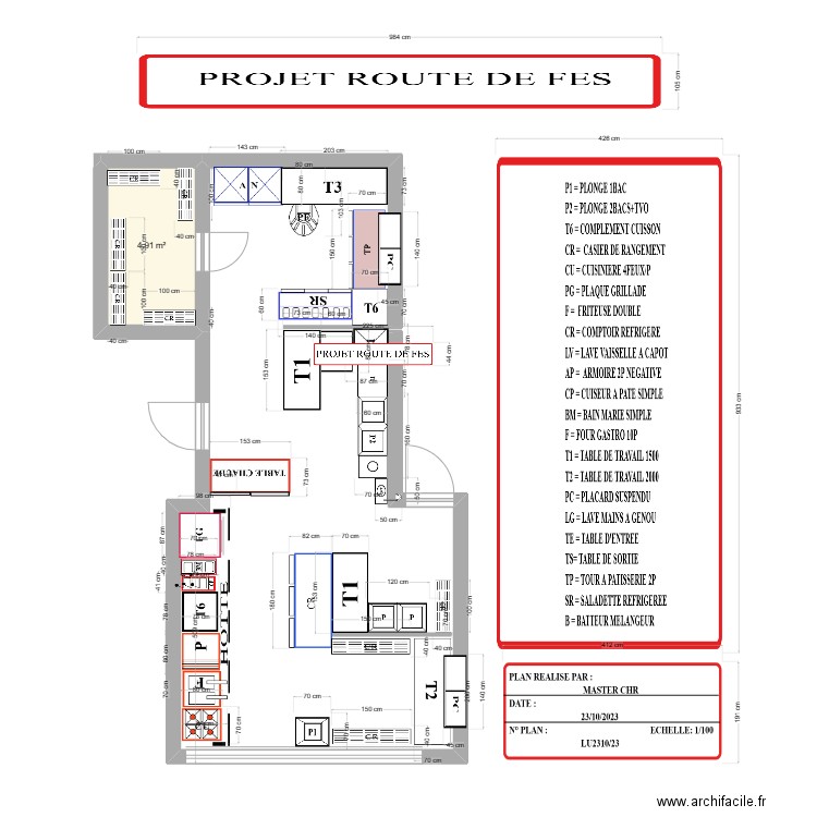 PLAN MR.AZIZ RTE DE FES. Plan de 1 pièce et 5 m2