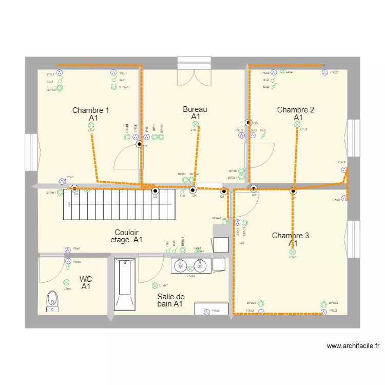 Chemin de fer 1 etage electrique. Plan de Chemin de fer 1 etage electrique. Plan de