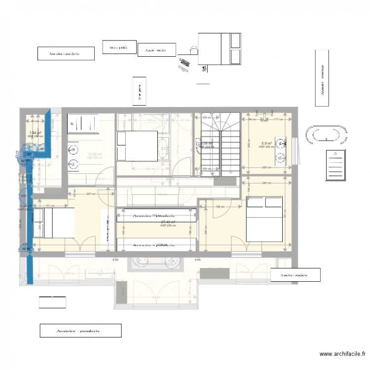 COUCOU ETAGE 3 BIS. Plan de 0 pièce et 0 m2