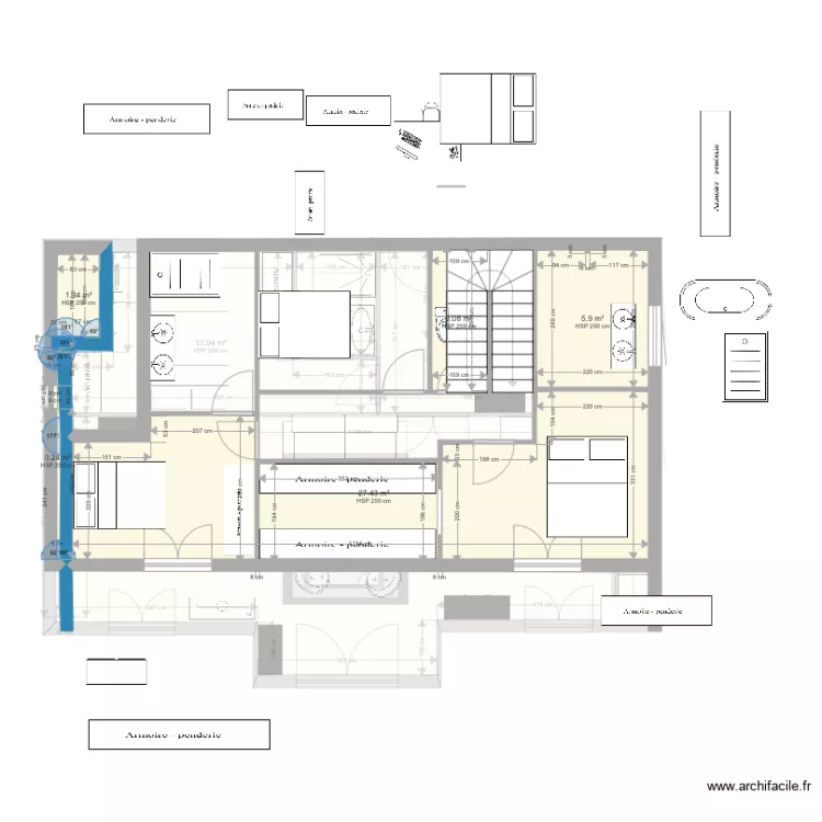 COUCOU ETAGE 3 BIS. Plan de 
