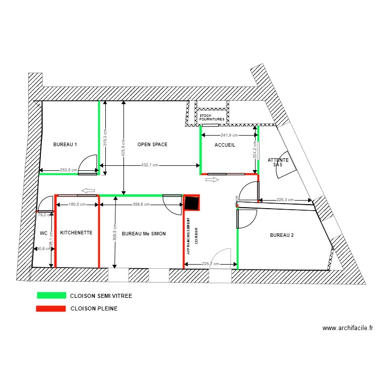 SIMON PROJET 5 coté. Plan de 6 pièces et 30 m2