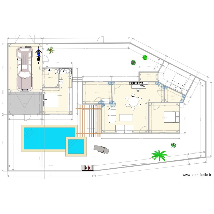 MAISON. Plan de 0 pièce et 0 m2