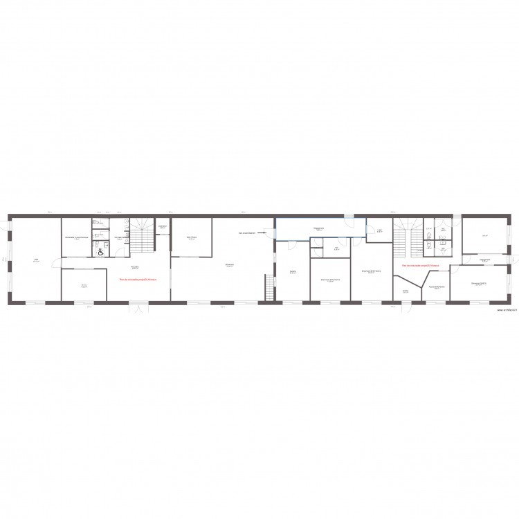 MSA 3 niveaux rez de chaussée A. Plan de 0 pièce et 0 m2