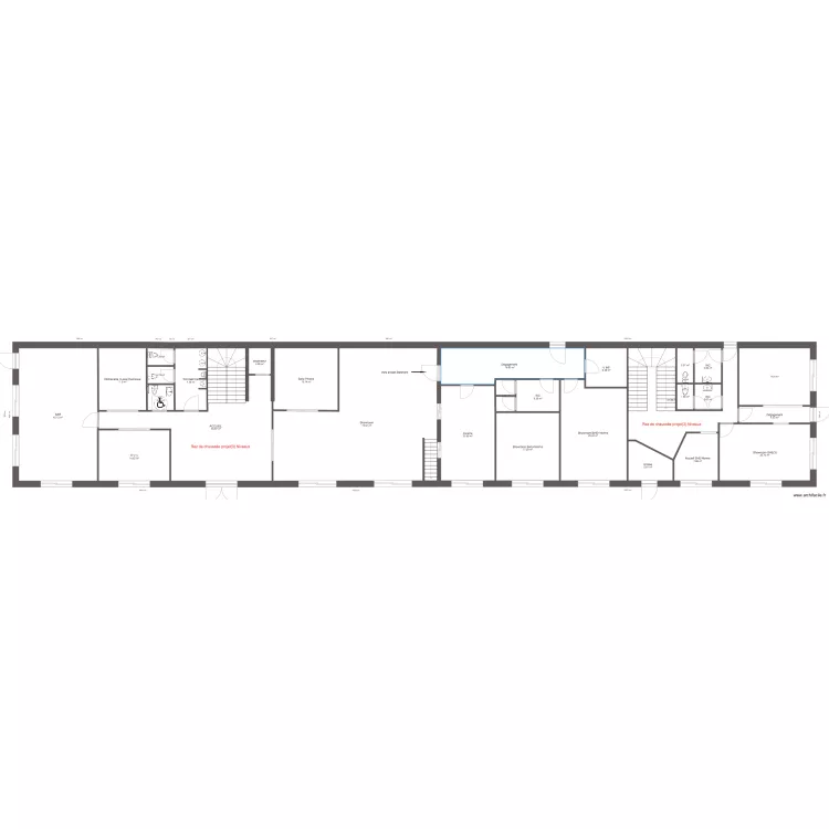MSA 3 niveaux rez de chauss&eacute;e A. Plan de 