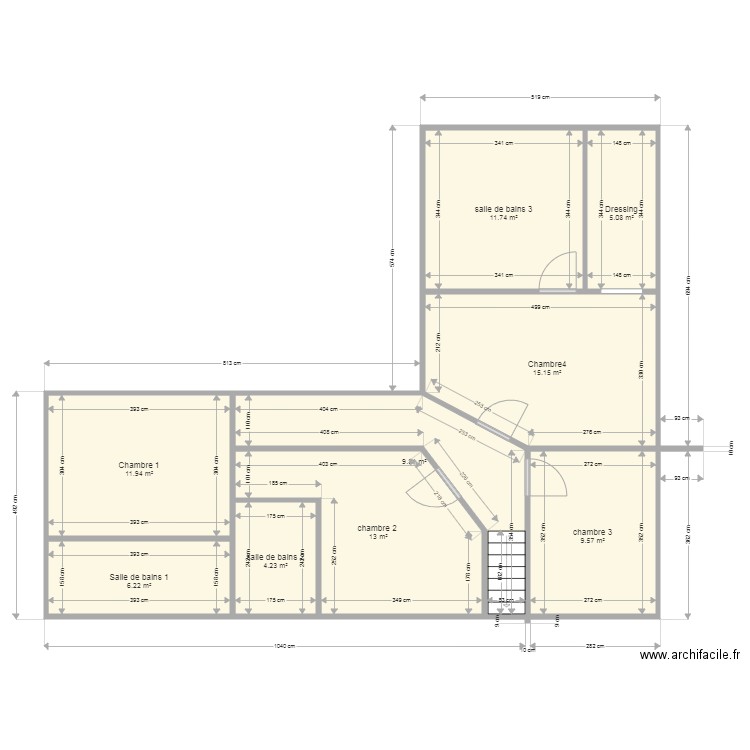 Nico étage 4. Plan de 0 pièce et 0 m2