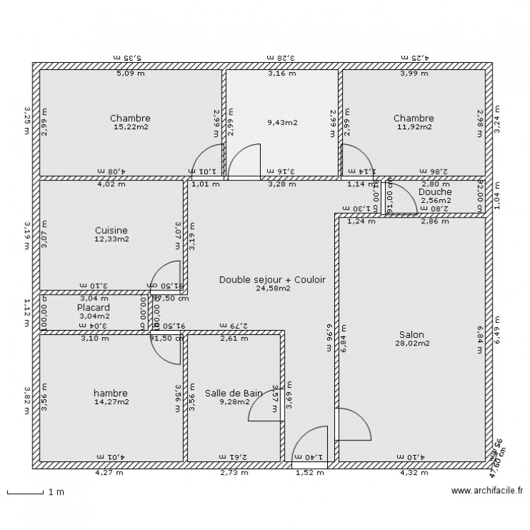Maison ancienne. Plan de 0 pièce et 0 m2