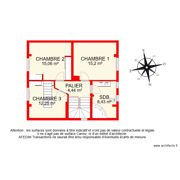 BI 7581 ETAGE . Plan de 0 pièce et 0 m2