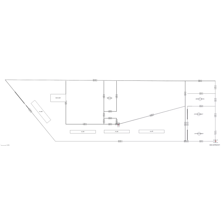 PLAN GARAGE FOND JARDIN. Plan de PLAN GARAGE FOND JARDIN. Plan de