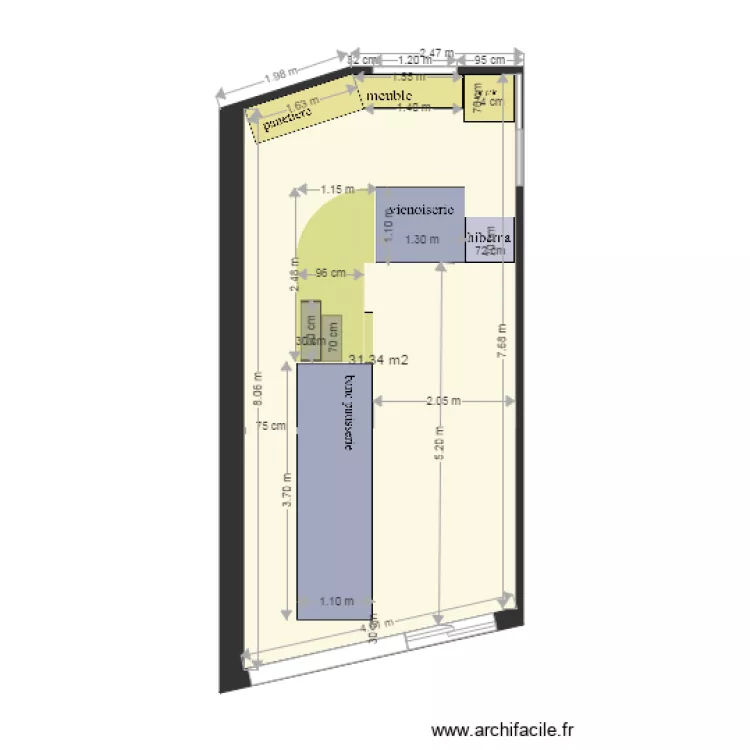 magasin2. Plan de 
