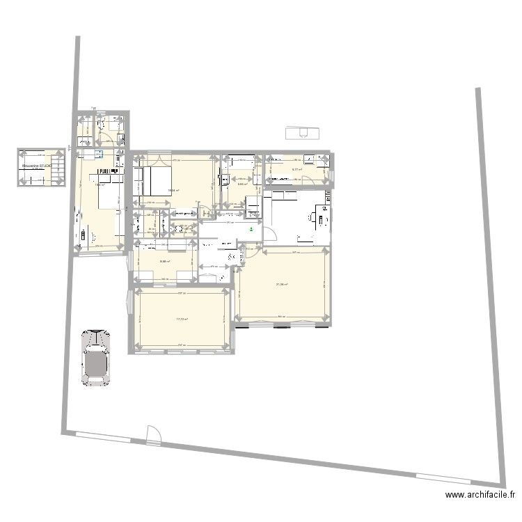 Projet Suite Parentale 170918 V3. Plan de 0 pièce et 0 m2