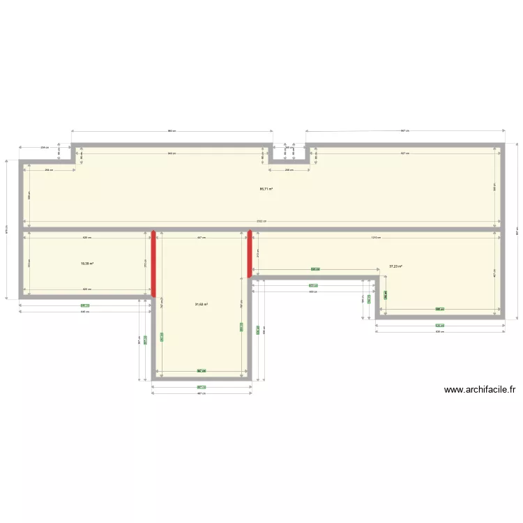 Plancher RBS PIA r&eacute;f&eacute;rence . Plan de 